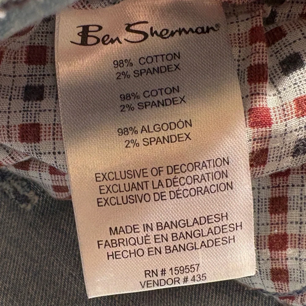 Ben Sherman Light Blue Straight Jeans - Picture 4 of 9